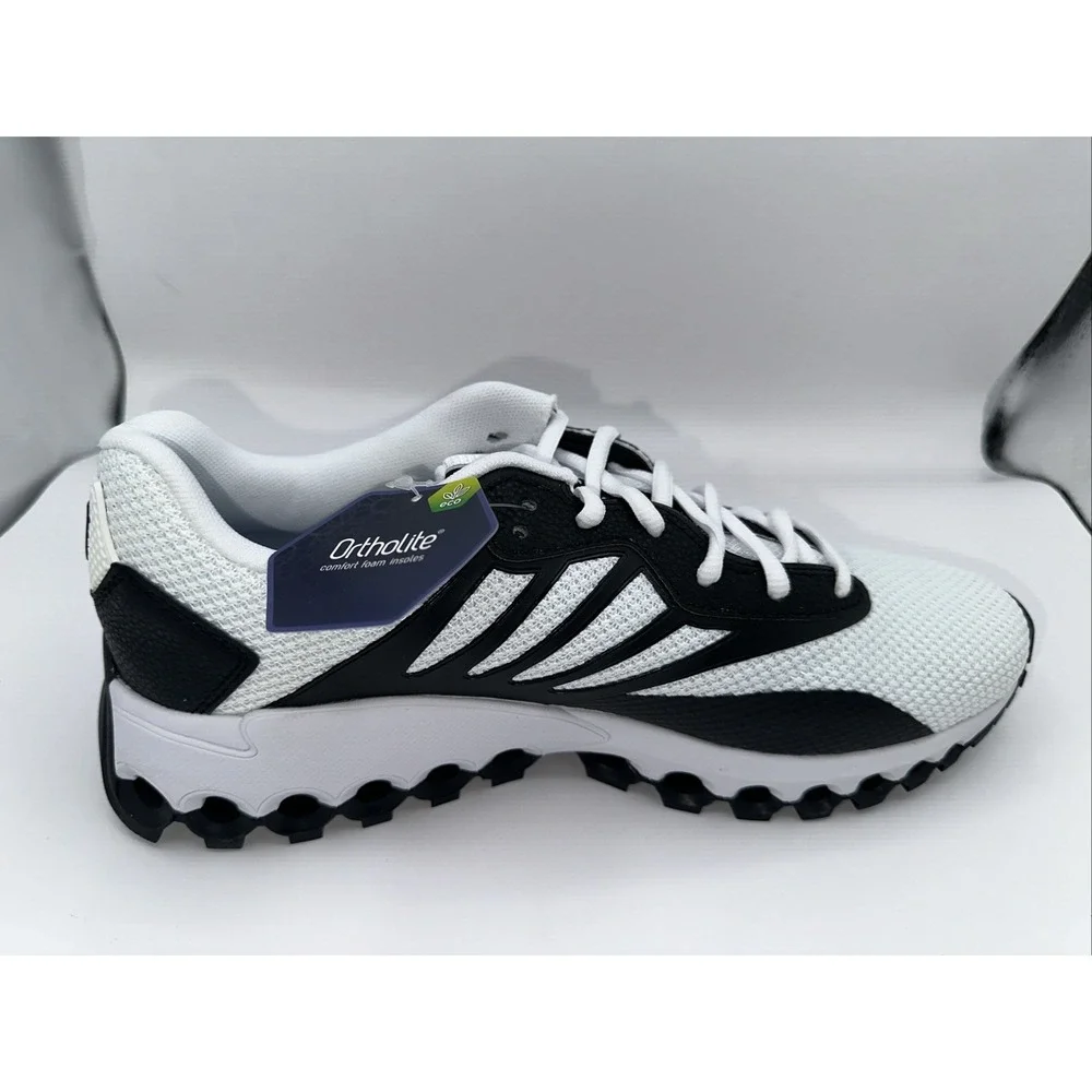 K-Swiss Men's‎ Tubes Sport Athletic Shoes – White/Black – Size 8.5- NEW